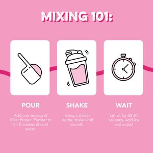 Clear Protein Powder: Pink Burst