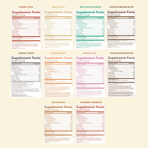 Protein Powder: 10 Flavor Variety Pack