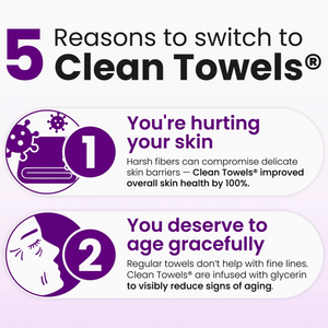 Clean Towels Healthy Aging
