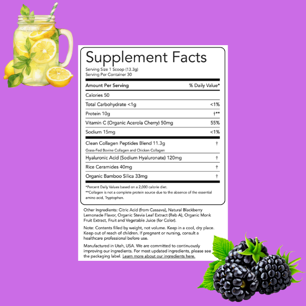Collagen + Beauty Blend | Blackberry Lemonade
