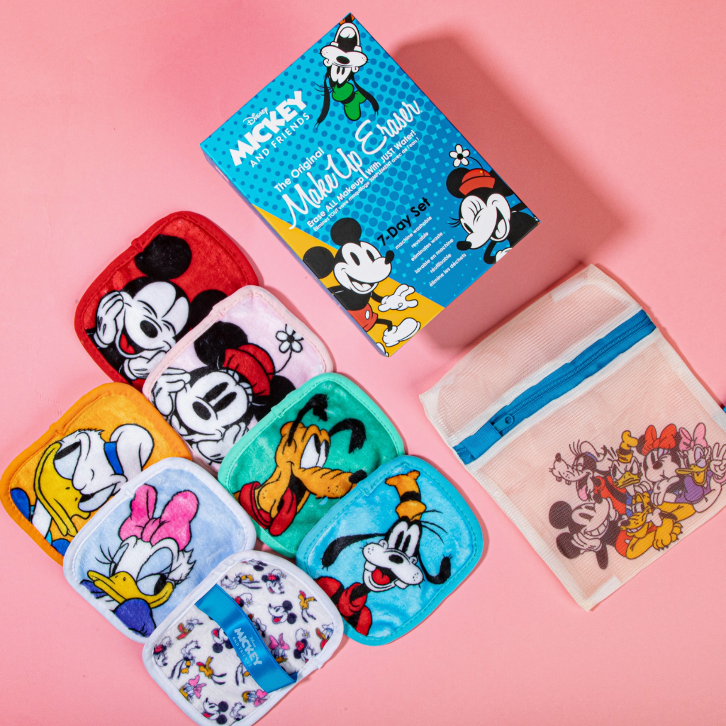 **NEW** Mickey &amp; Friends 7 Day MakeUp Eraser Set