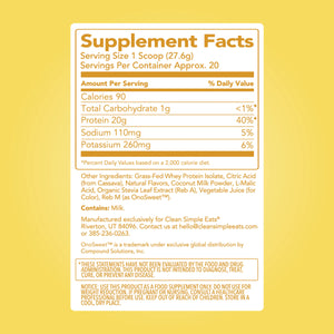 Clear Protein Powder: Pineapple Passion