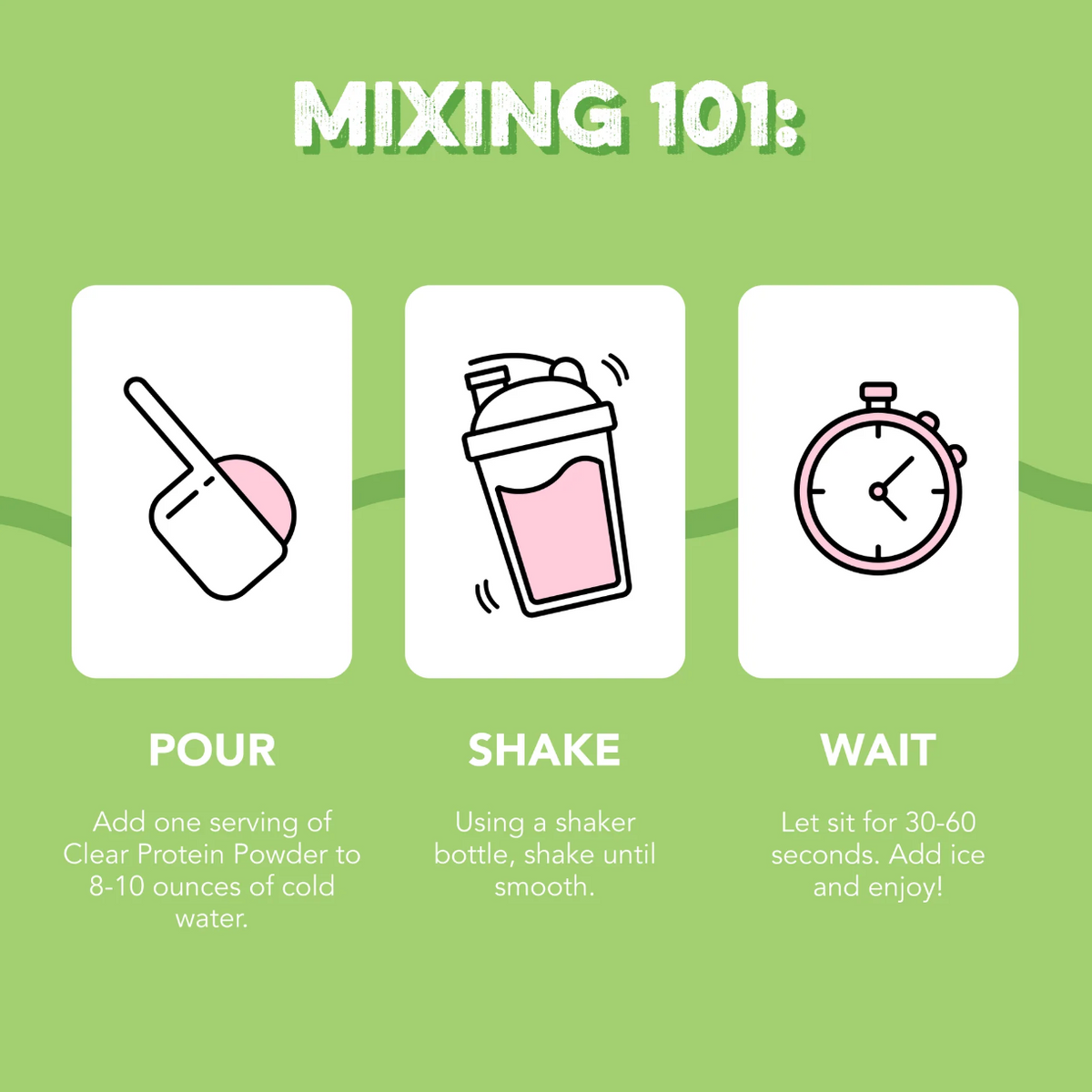 Clear Protein Powder: Sour Candy Watermelon