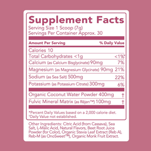 Hydrate + Electrolytes: Sour Cherry