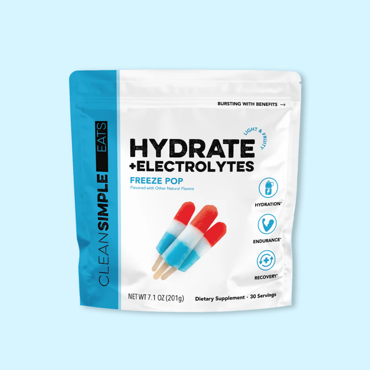 Hydrate + Electrolytes: Freeze Pop