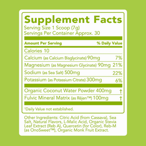 Hydrate + Electrolytes: Lemon Lime