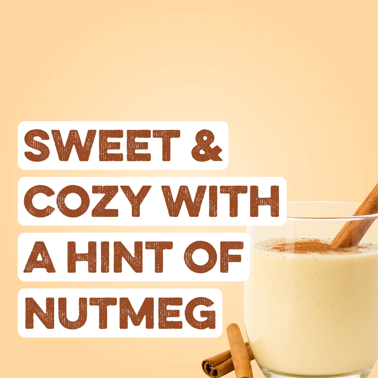 Protein Powder:  Eggnog