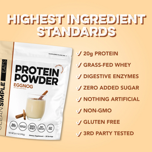 Protein Powder:  Eggnog