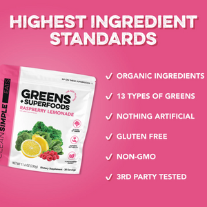 Super Greens: Raspberry Lemonade