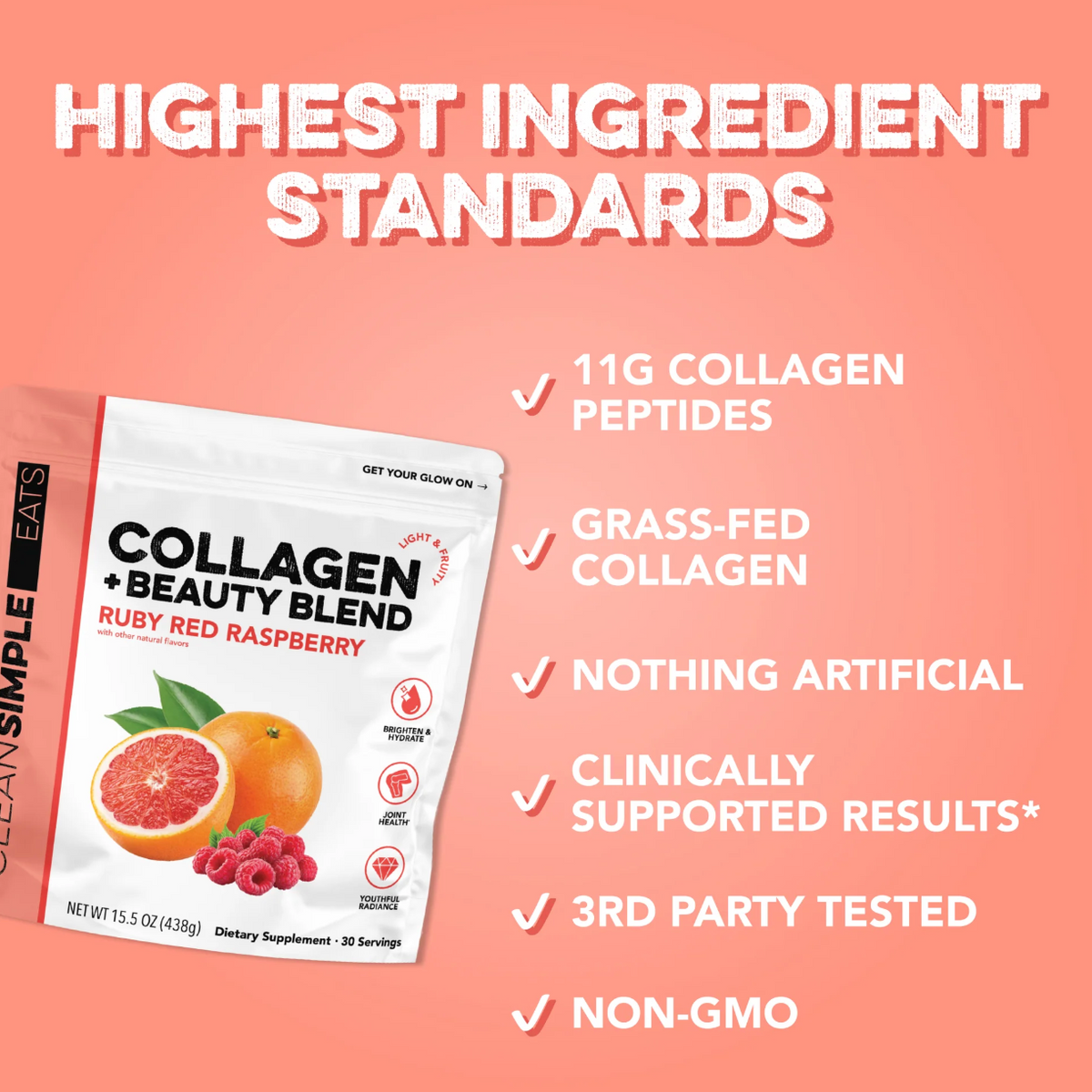Collagen + Beauty Blend | Ruby Red Raspberry