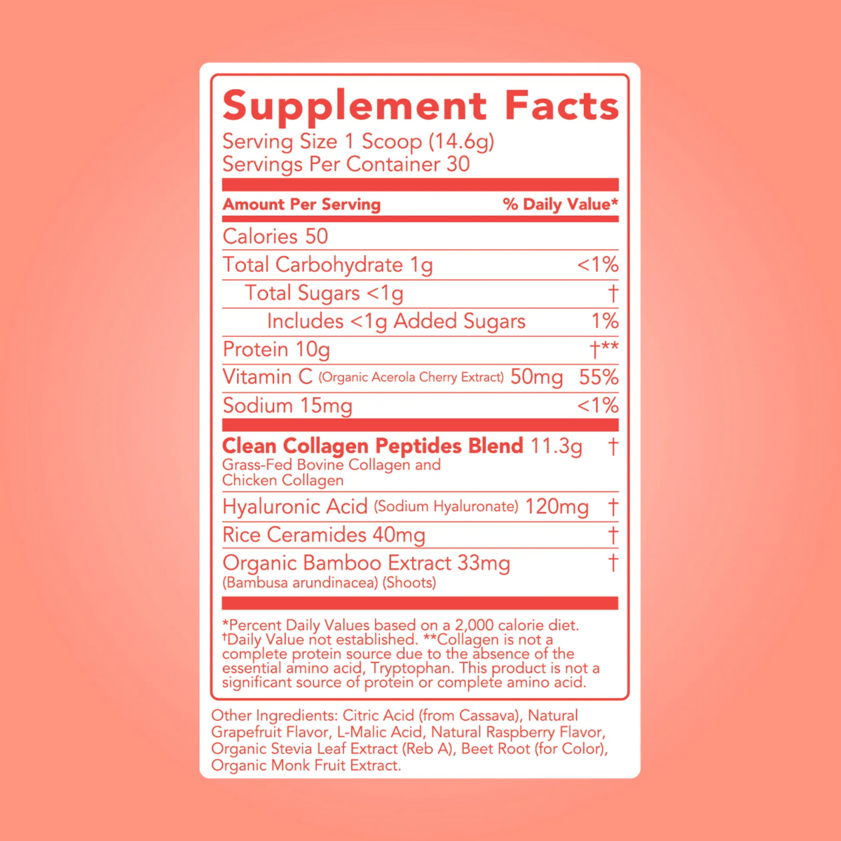 Collagen + Beauty Blend | Ruby Red Raspberry