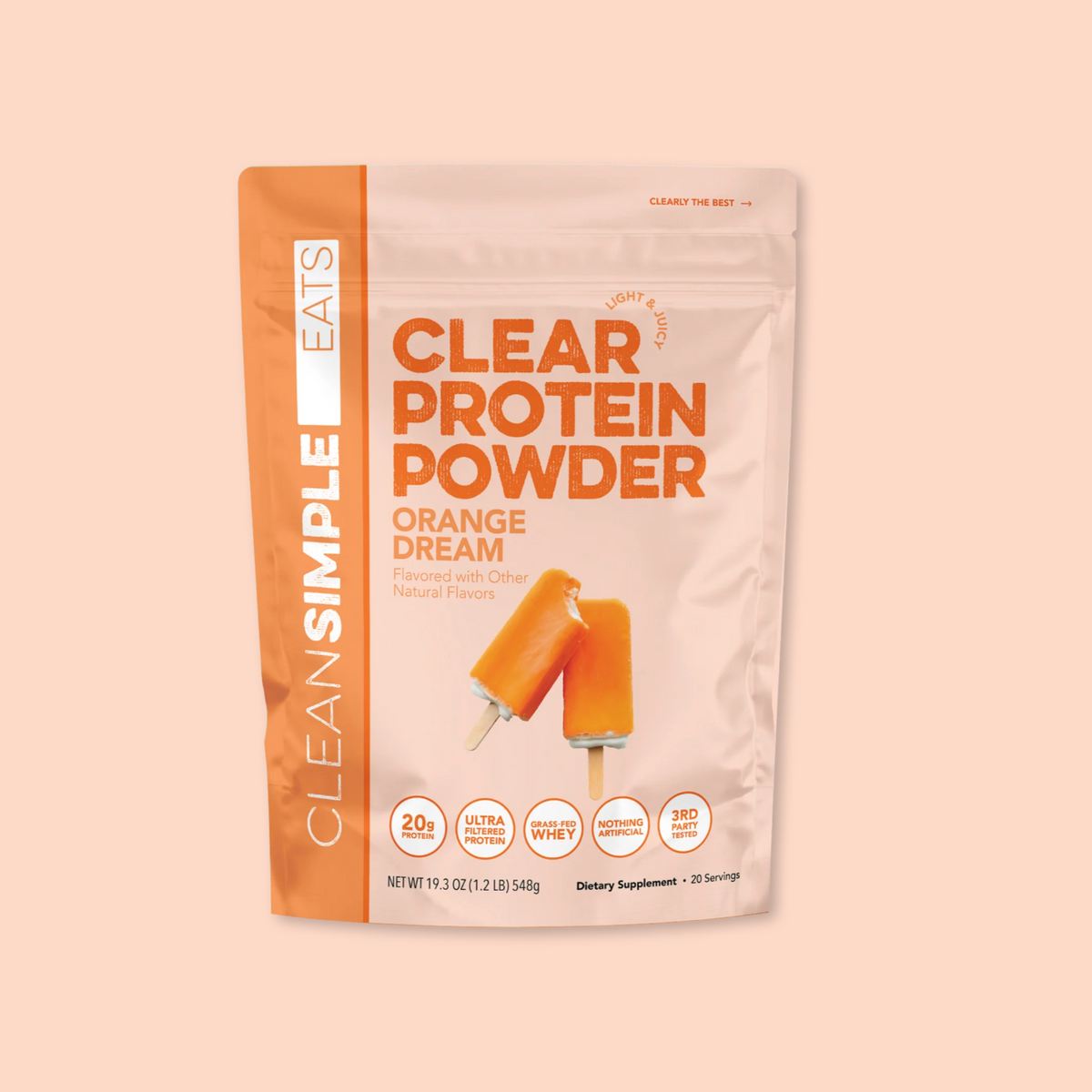 Clear Protein Powder: Orange Dream