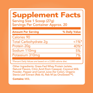 Clear Protein Powder: Orange Dream