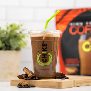 Chocolate Peanut Butter Protein Iced Coffee