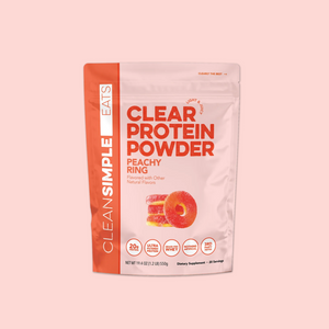 Clear Protein Powder: Peachy Ring