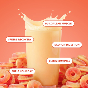 Clear Protein Powder: Peachy Ring