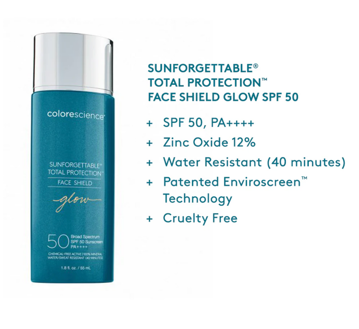 Sunforgettable® Total Protection® Face Shield Glow SPF 50