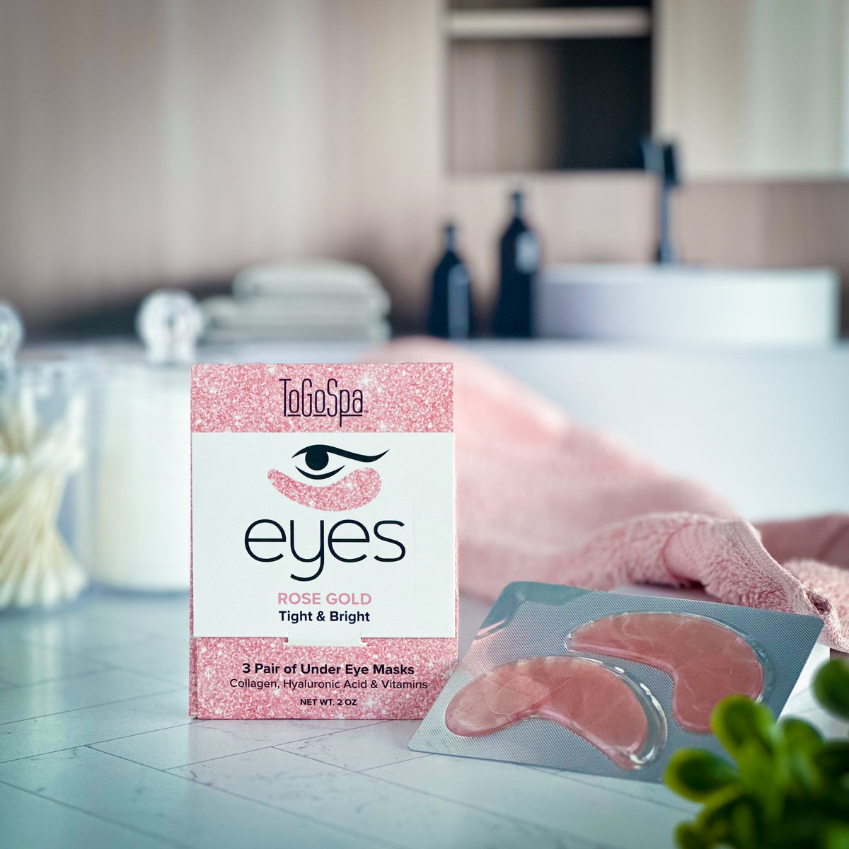 Rose Gold Under Eye Masks
